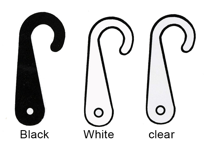 Hooks and Hangers Glenn Mauser Plastics Excellent for Hosiery